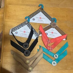 Lindsay Phillips Interchangeable Straps 
7 pairs coastal, neutral, preppy, beach